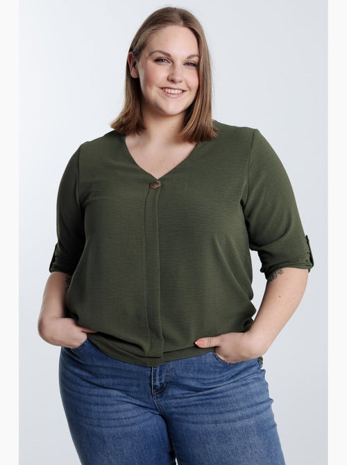 Blouse unie PAPRIKA - Kiabi