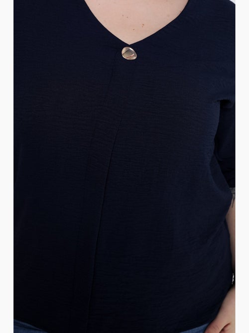Blouse unie PAPRIKA - Kiabi