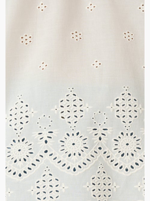 Blouse voile de coton broderie anglaise - Damart - Kiabi