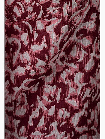 Blouse voile imprimé tachiste - damart