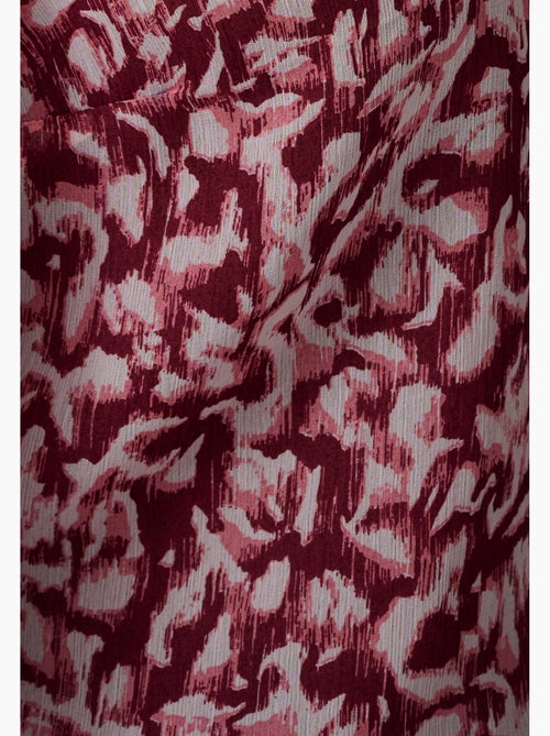 Blouse voile imprimé tachiste - damart - Kiabi
