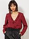     Blouse volantée à carreaux vue 1

