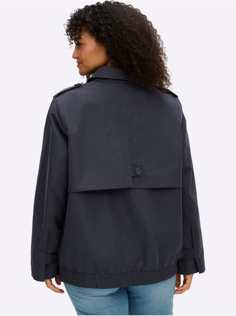 Blouson - Taille Standard - Sheego Bleu foncé - Kiabi