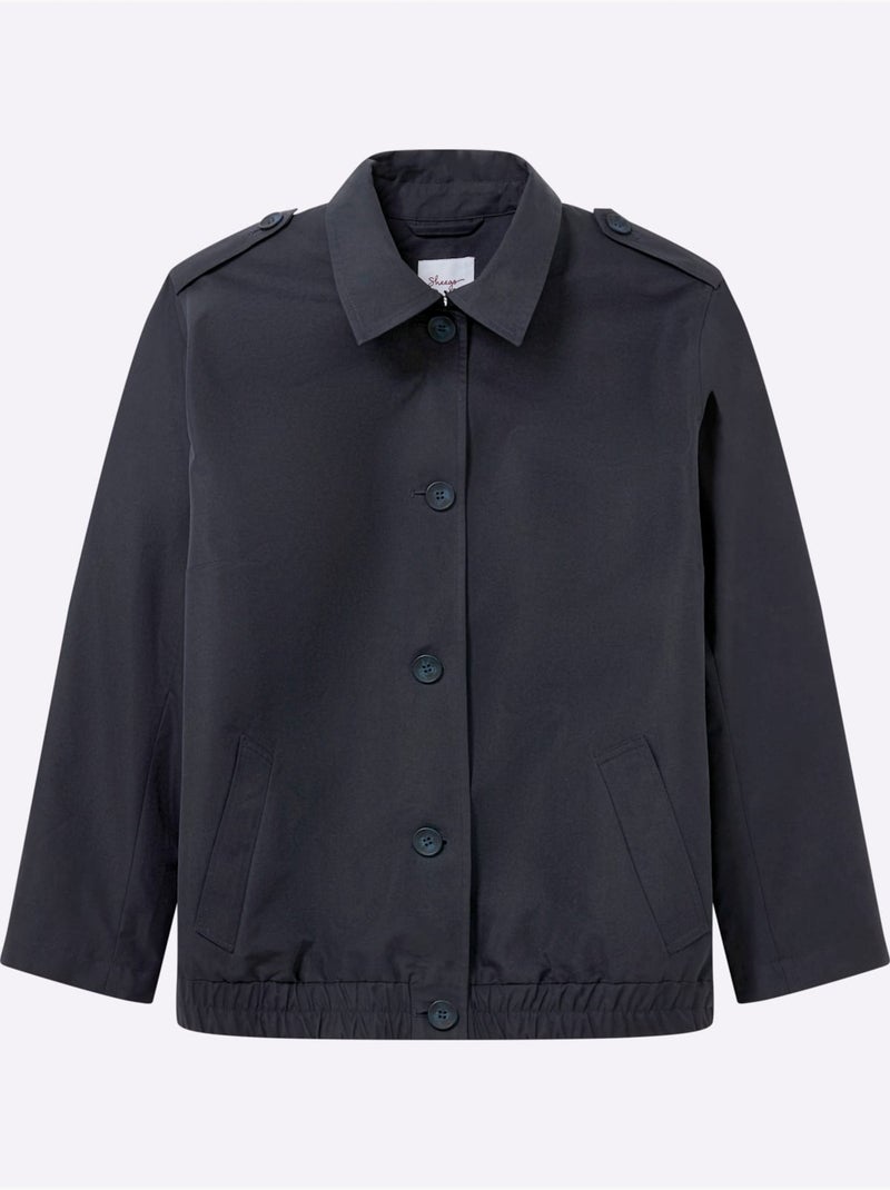 Blouson - Taille Standard - Sheego Bleu foncé - Kiabi