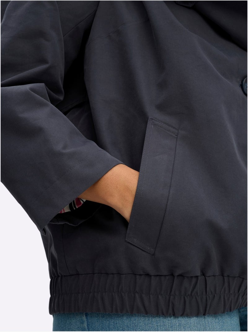 Blouson - Taille Standard - Sheego Bleu foncé - Kiabi