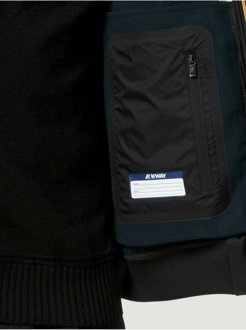 Blouson à capuche - k-way Noir - Kiabi