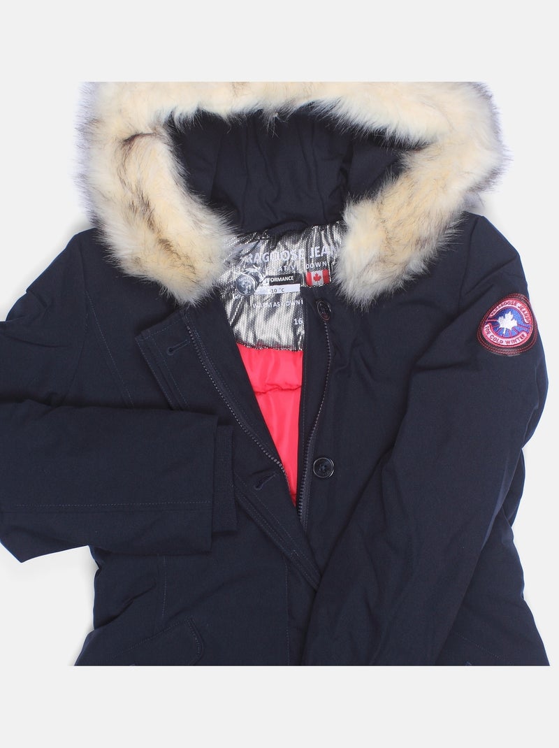 Blouson à capuche - Paragoose Bleu foncé - Kiabi