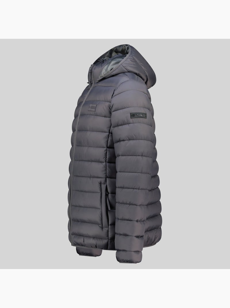 Blouson à capuche amichoko hood – geographical norway Gris foncé - Kiabi