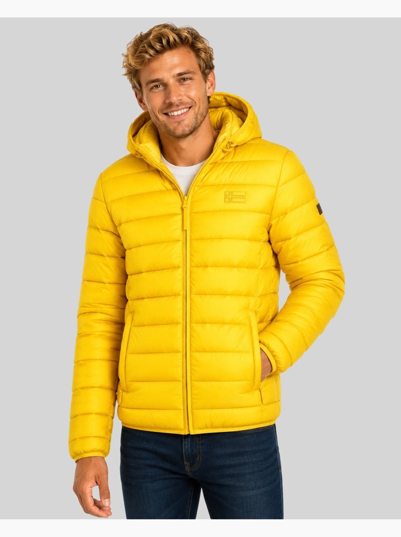 Blouson à capuche amichoko hood – geographical norway Moutarde - Kiabi