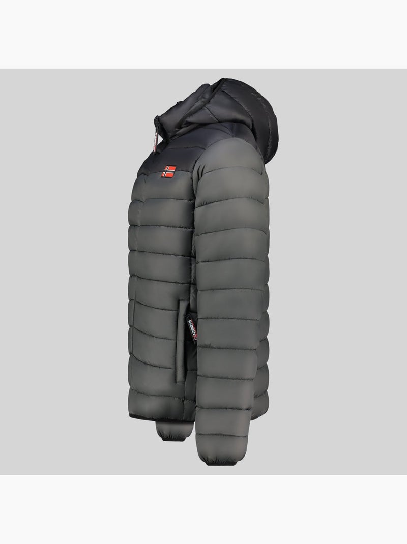 Blouson à capuche amigoclerc hood – geographical norway Gris foncé - Kiabi