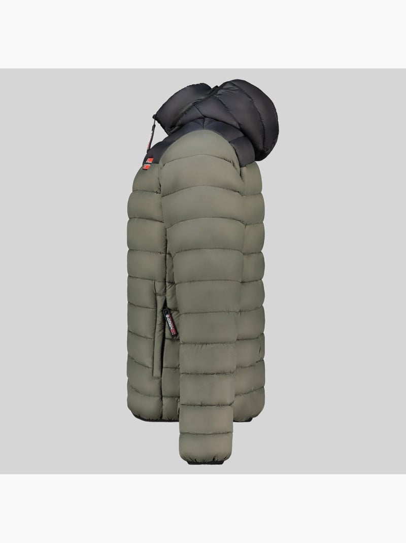Blouson à capuche amigoclerc hood – geographical norway Kaki - Kiabi