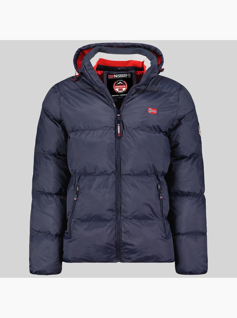 Blouson à capuche ancelo – geographical norway Bleu marine - Kiabi