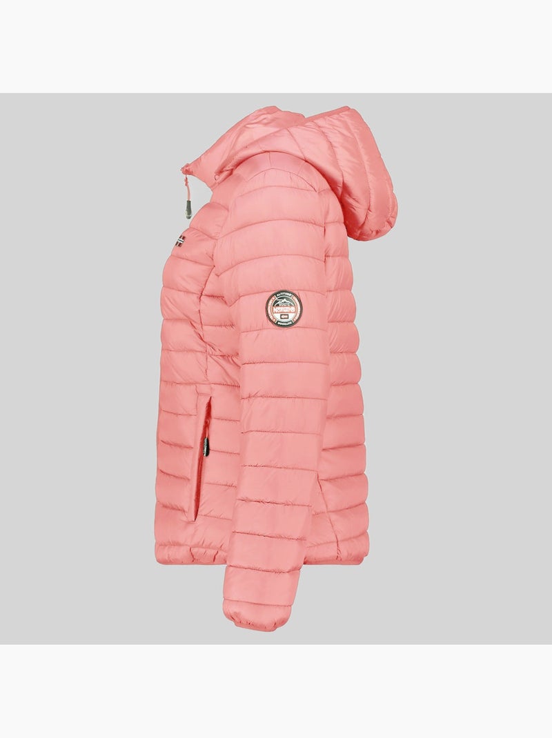 Blouson à capuche atika hood – geographical norway Vieux rose - Kiabi