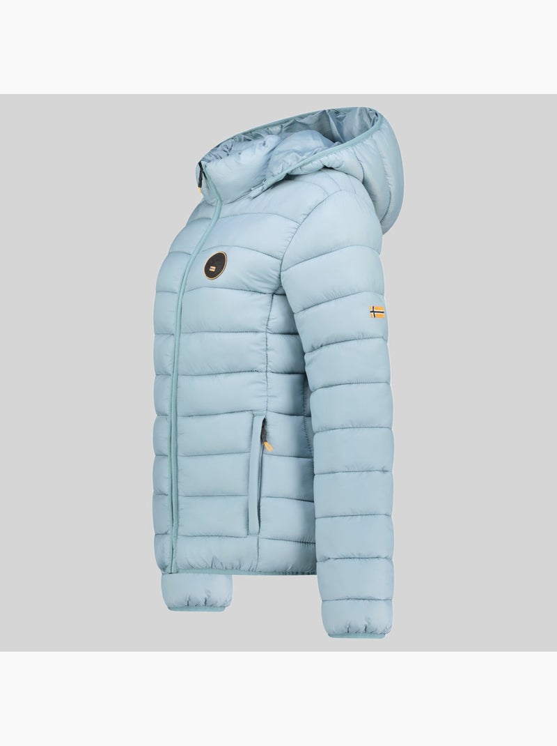 Blouson à capuche atikamap hood – geographical norway Bleu polaire - Kiabi