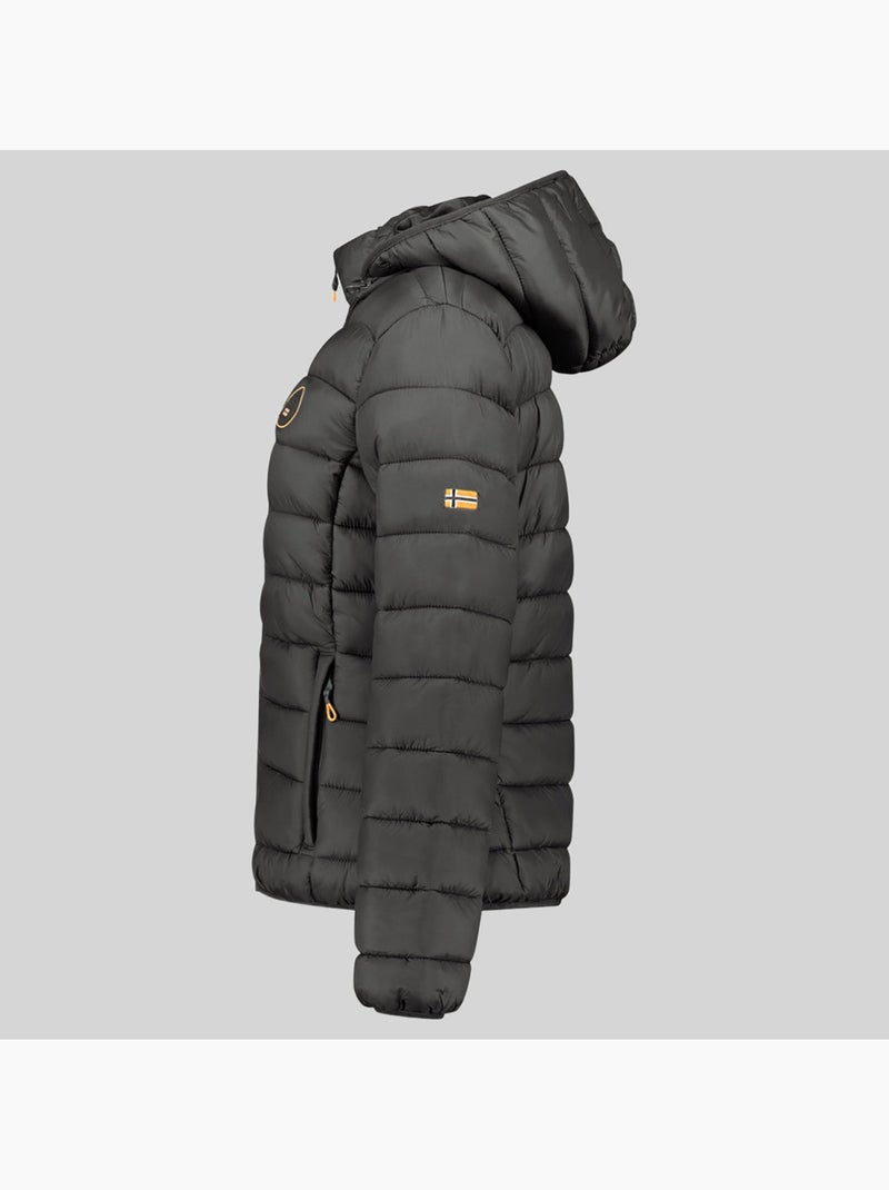 Blouson à capuche atikamap hood – geographical norway Gris foncé - Kiabi