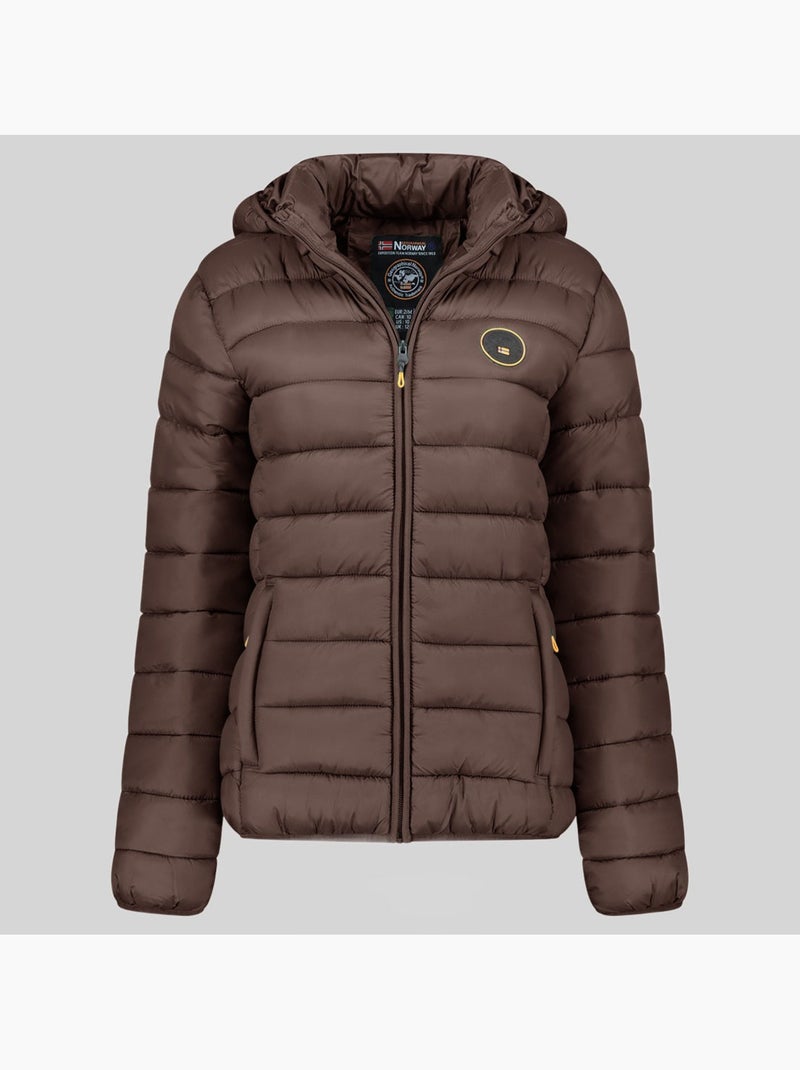 Blouson à capuche atikamap hood – geographical norway Marron foncé - Kiabi