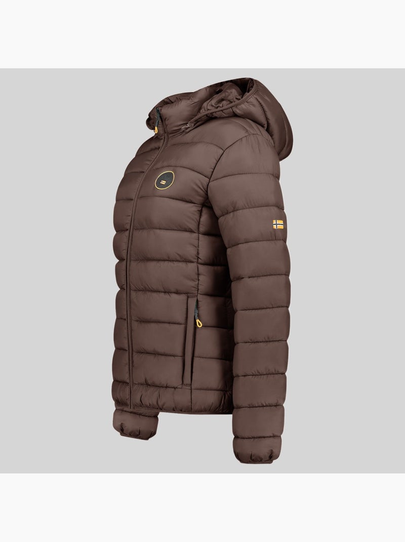 Blouson à capuche atikamap hood – geographical norway Marron foncé - Kiabi