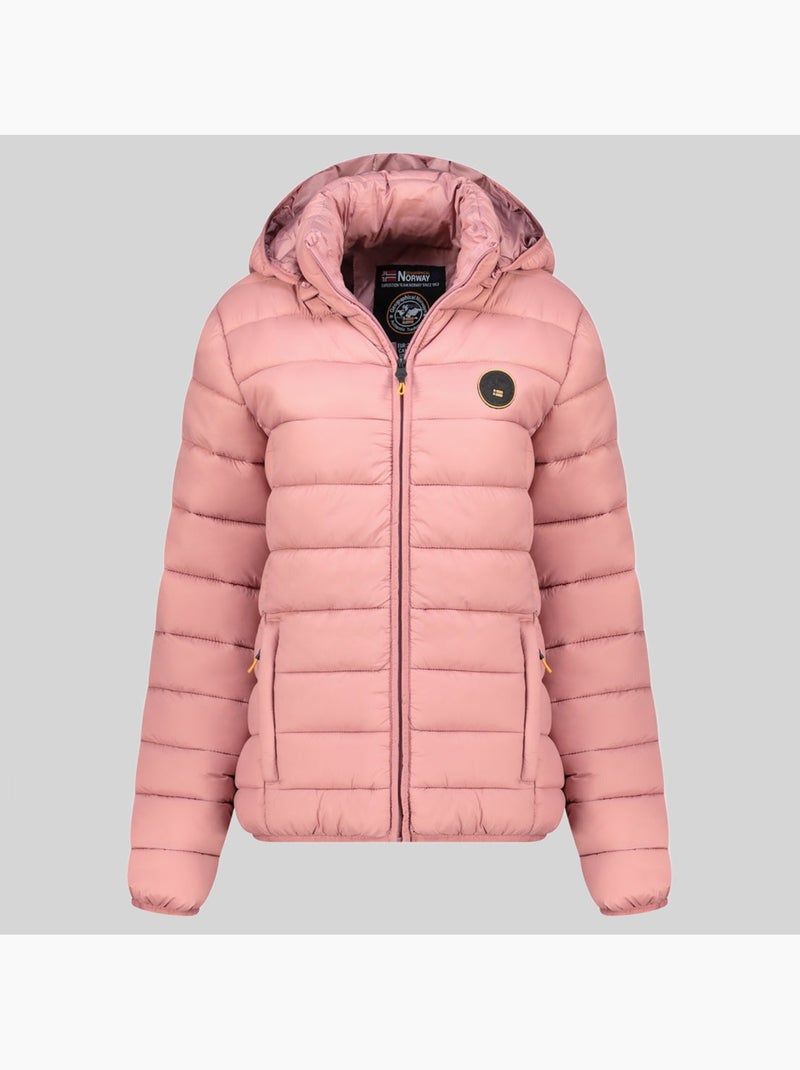 Blouson à capuche atikamap hood – geographical norway Vieux rose - Kiabi