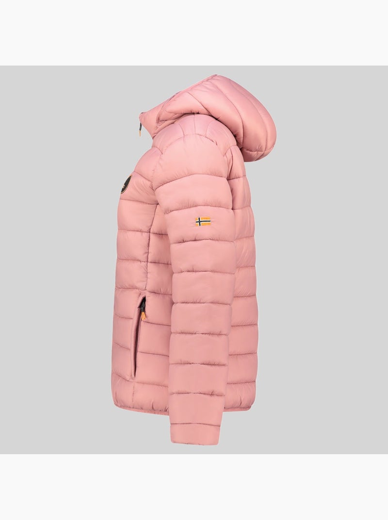 Blouson à capuche atikamap hood – geographical norway Vieux rose - Kiabi