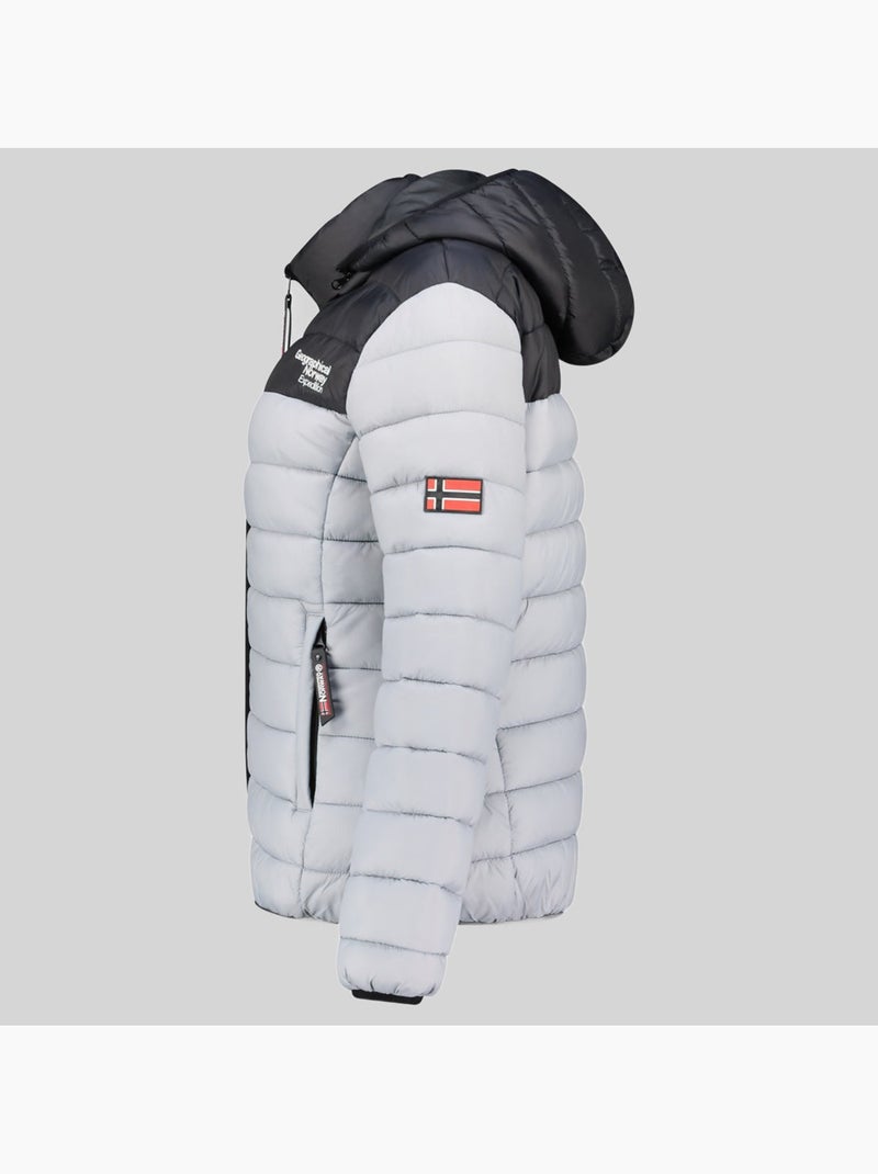 Blouson à capuche atikoclerc hood – geographical norway Gris clair - Kiabi