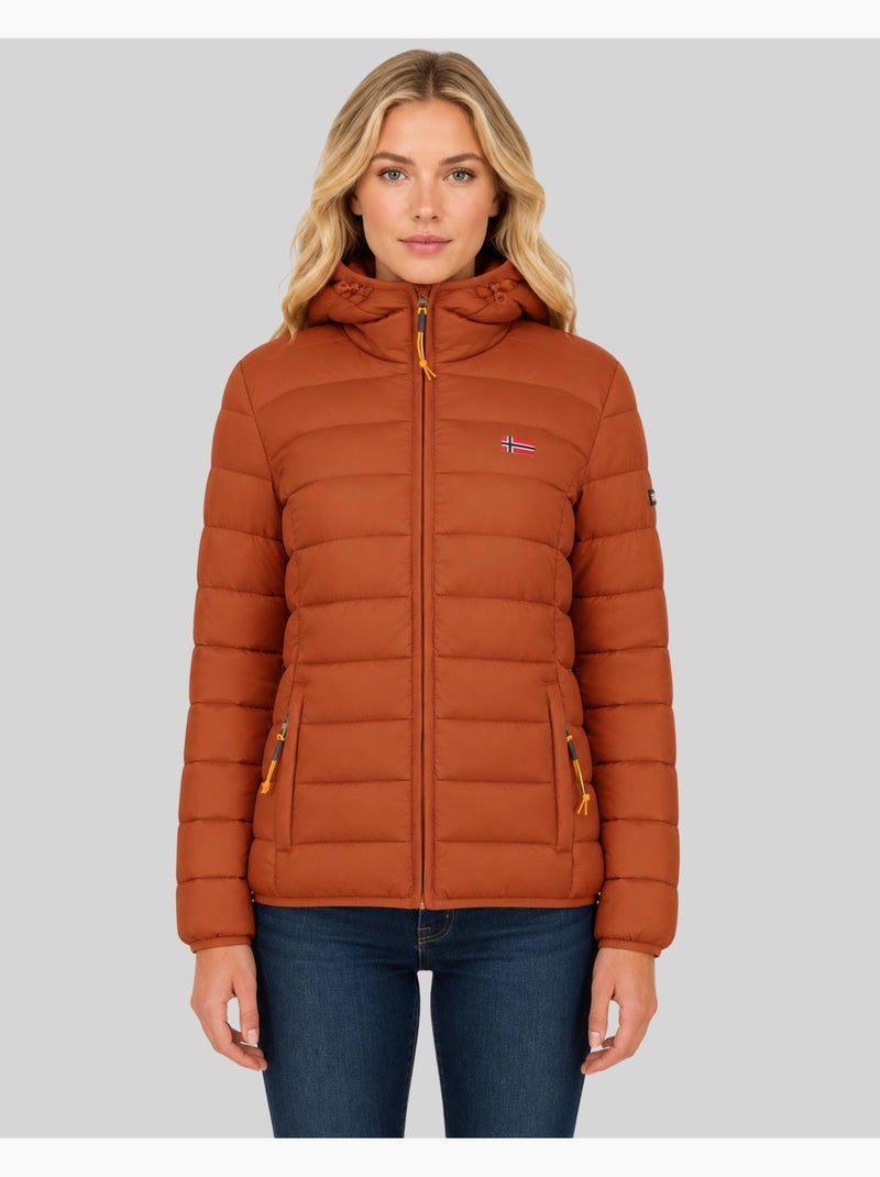 Blouson à capuche atikolor hood – geographical norway Camel - Kiabi