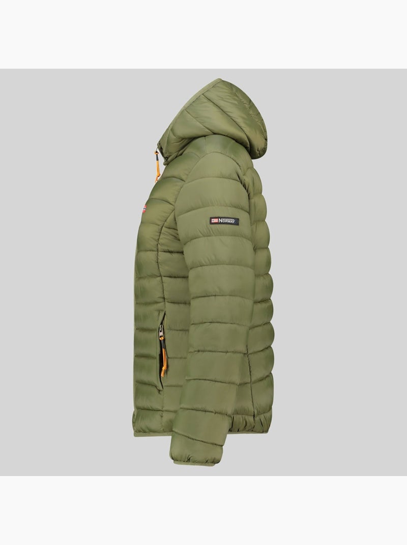 Blouson à capuche atikolor hood – geographical norway Vert olive - Kiabi