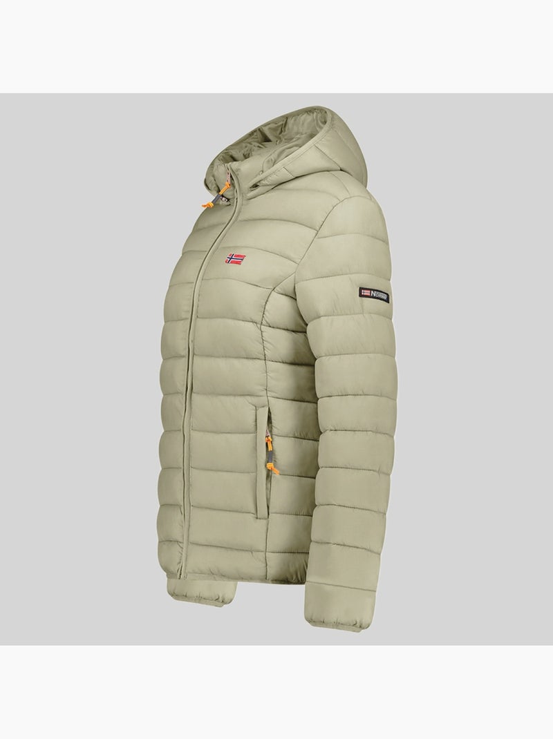 Blouson à capuche atikolor hood – geographical norway Vert Sauge - Kiabi