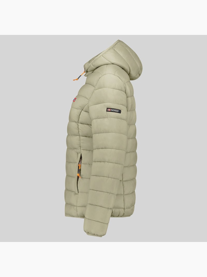 Blouson à capuche atikolor hood – geographical norway Vert Sauge - Kiabi