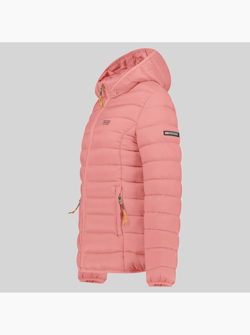 Blouson à capuche atikolor hood – geographical norway Vieux rose - Kiabi