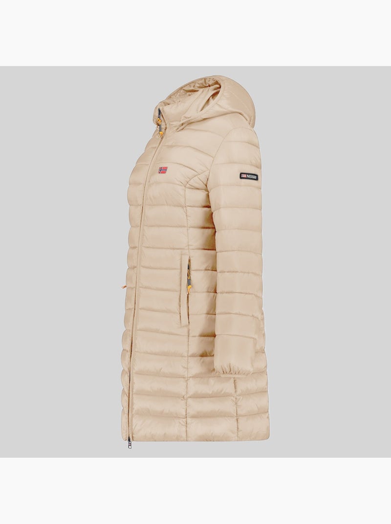 Blouson à capuche atikolor long hood – geographical norway Beige - Kiabi