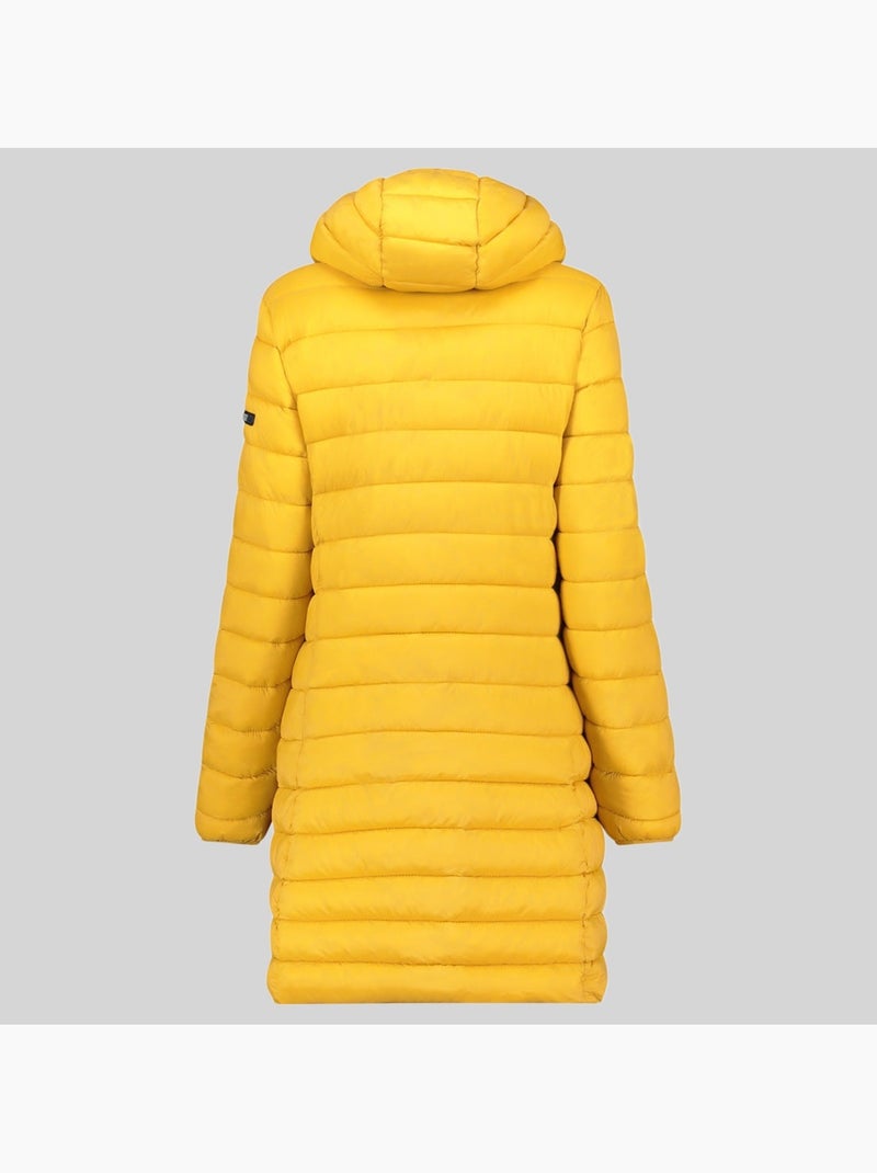 Blouson à capuche atikolor long hood – geographical norway Moutarde - Kiabi