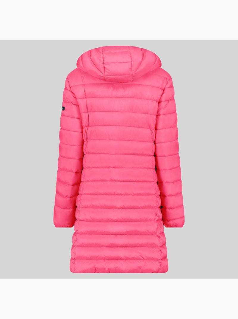 Blouson à capuche atikolor long hood – geographical norway Rose fluo - Kiabi