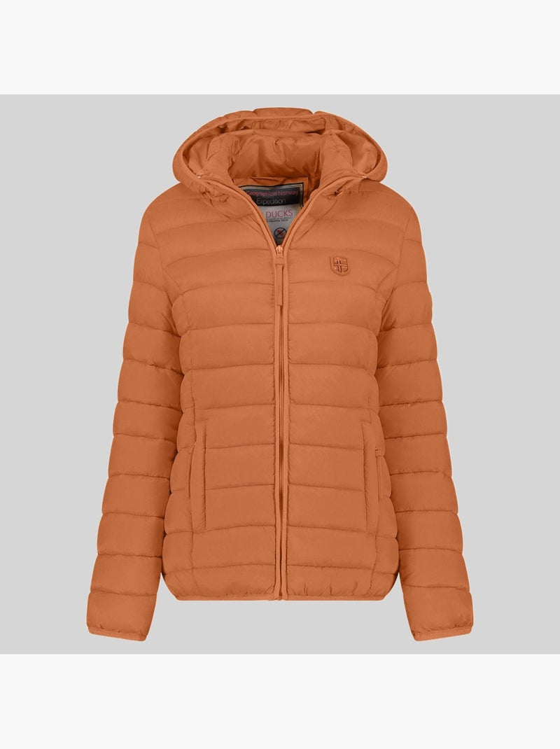 Blouson à capuche atikotal hood – geographical norway Camel - Kiabi