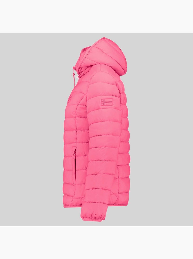 Blouson à capuche atikotal hood – geographical norway Rose fluo - Kiabi