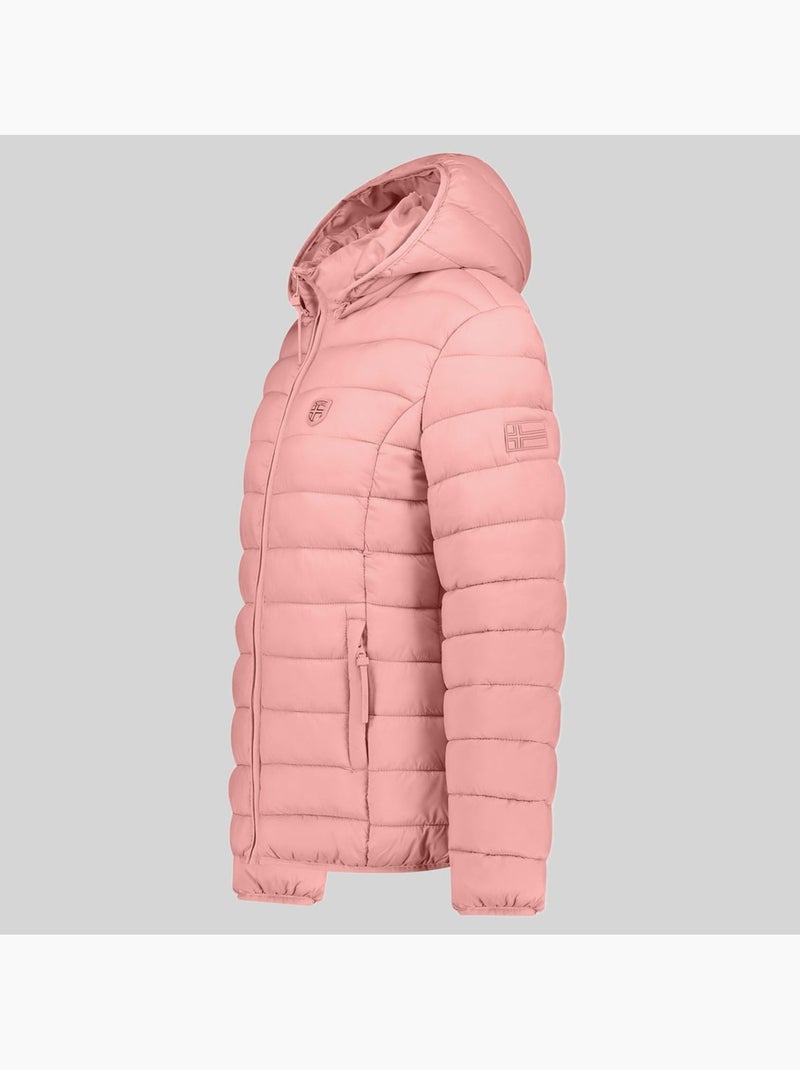 Blouson à capuche atikotal hood – geographical norway Vieux rose - Kiabi