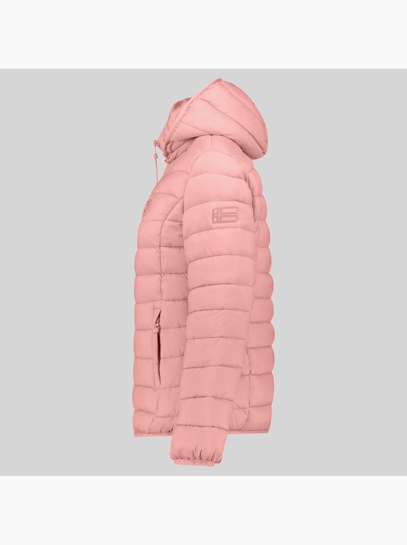 Blouson à capuche atikotal hood – geographical norway Vieux rose - Kiabi