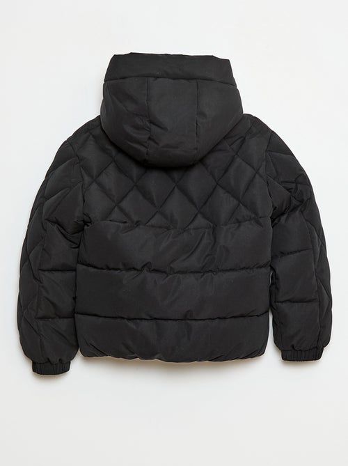 Blouson à capuche avec doublure polaire - Kiabi