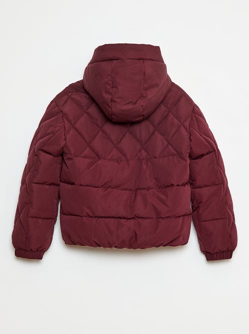 Blouson à capuche avec doublure polaire - Kiabi