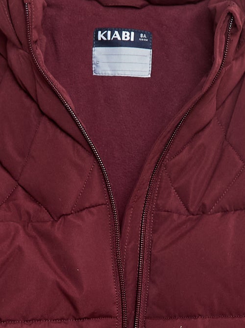 Blouson à capuche avec doublure polaire - Kiabi