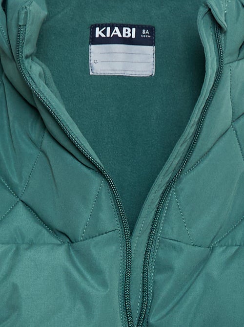 Blouson à capuche avec doublure polaire - Kiabi