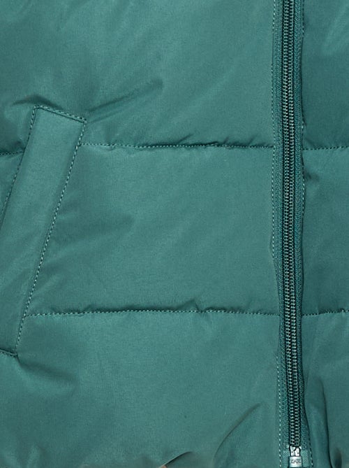 Blouson à capuche avec doublure polaire - Kiabi