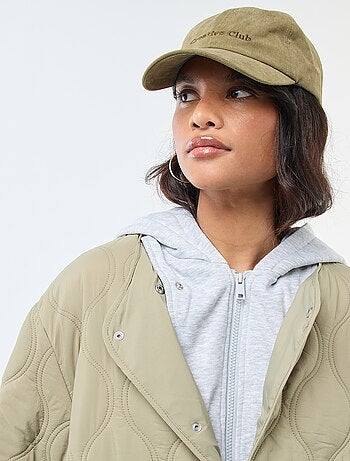 Blouson à capuche avec plastron en molleton amovible