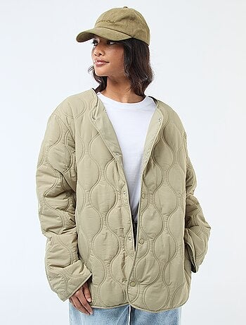 Blouson à capuche avec plastron en molleton amovible