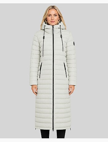 Blouson à capuche azule long – geographical norway