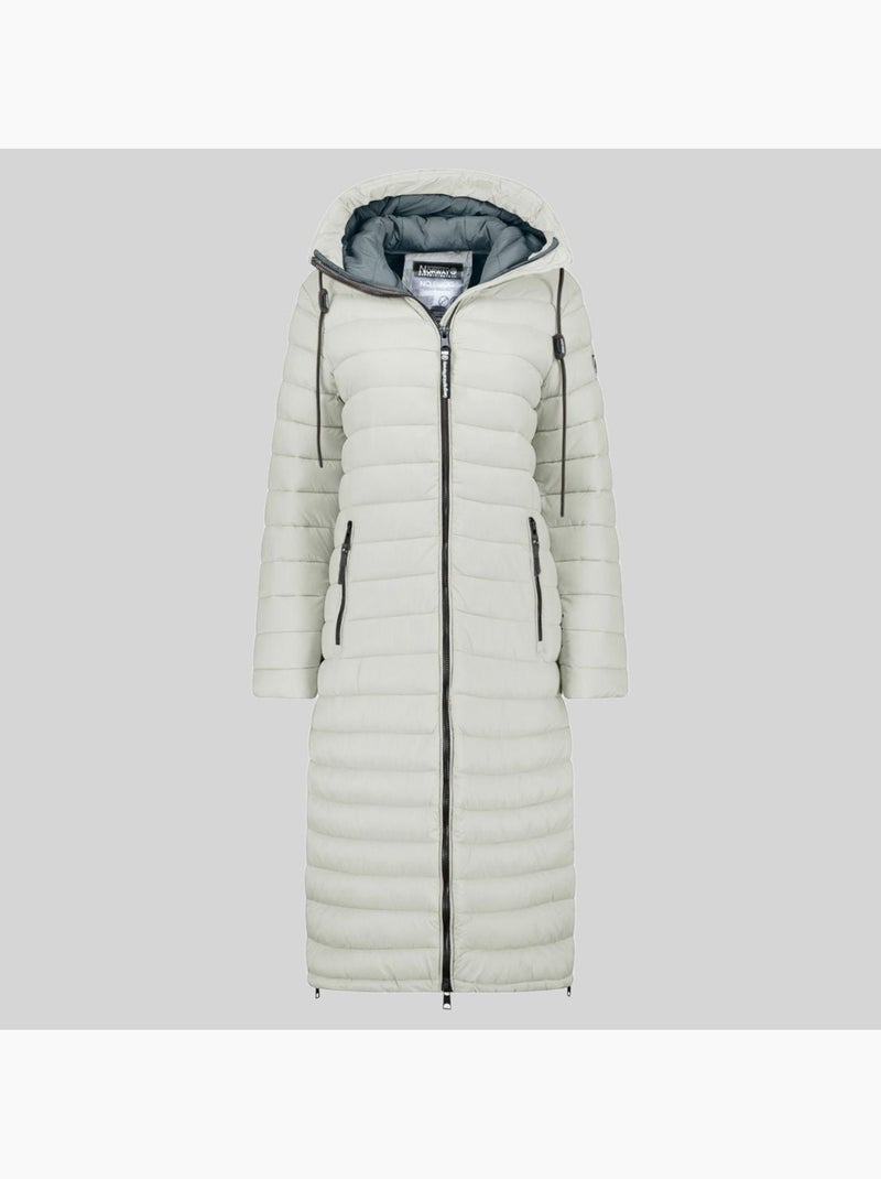 Blouson à capuche azule long – geographical norway Bleu clair - Kiabi