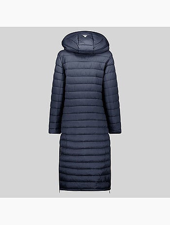 Blouson à capuche azule long – geographical norway