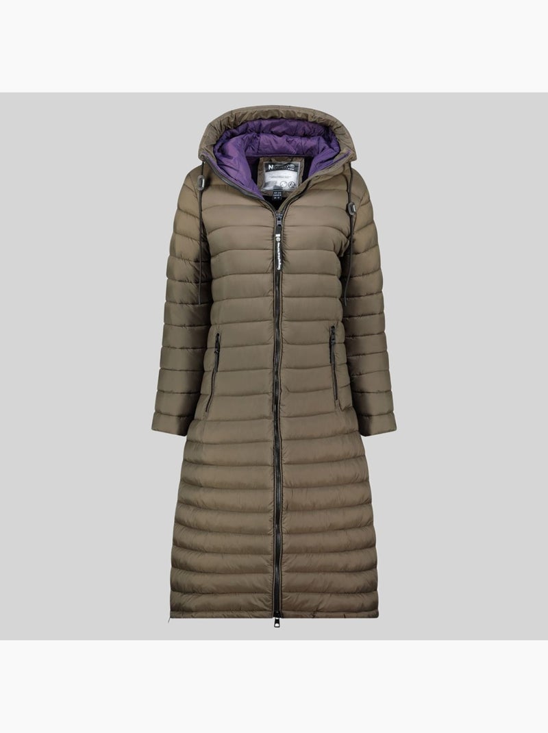 Blouson à capuche azule long – geographical norway Kaki - Kiabi