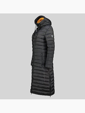 Blouson à capuche azule long – geographical norway