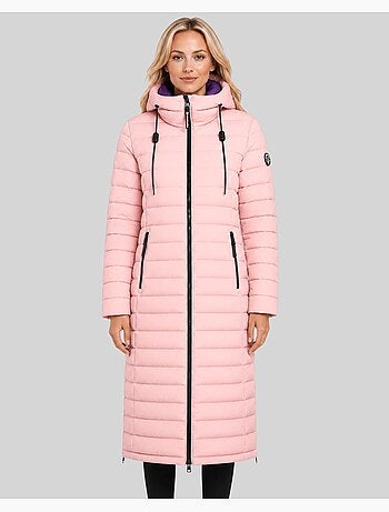 Blouson à capuche azule long – geographical norway