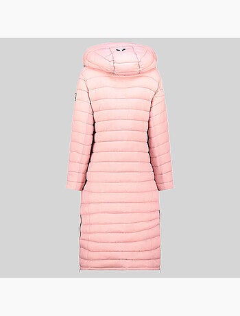 Blouson à capuche azule long – geographical norway
